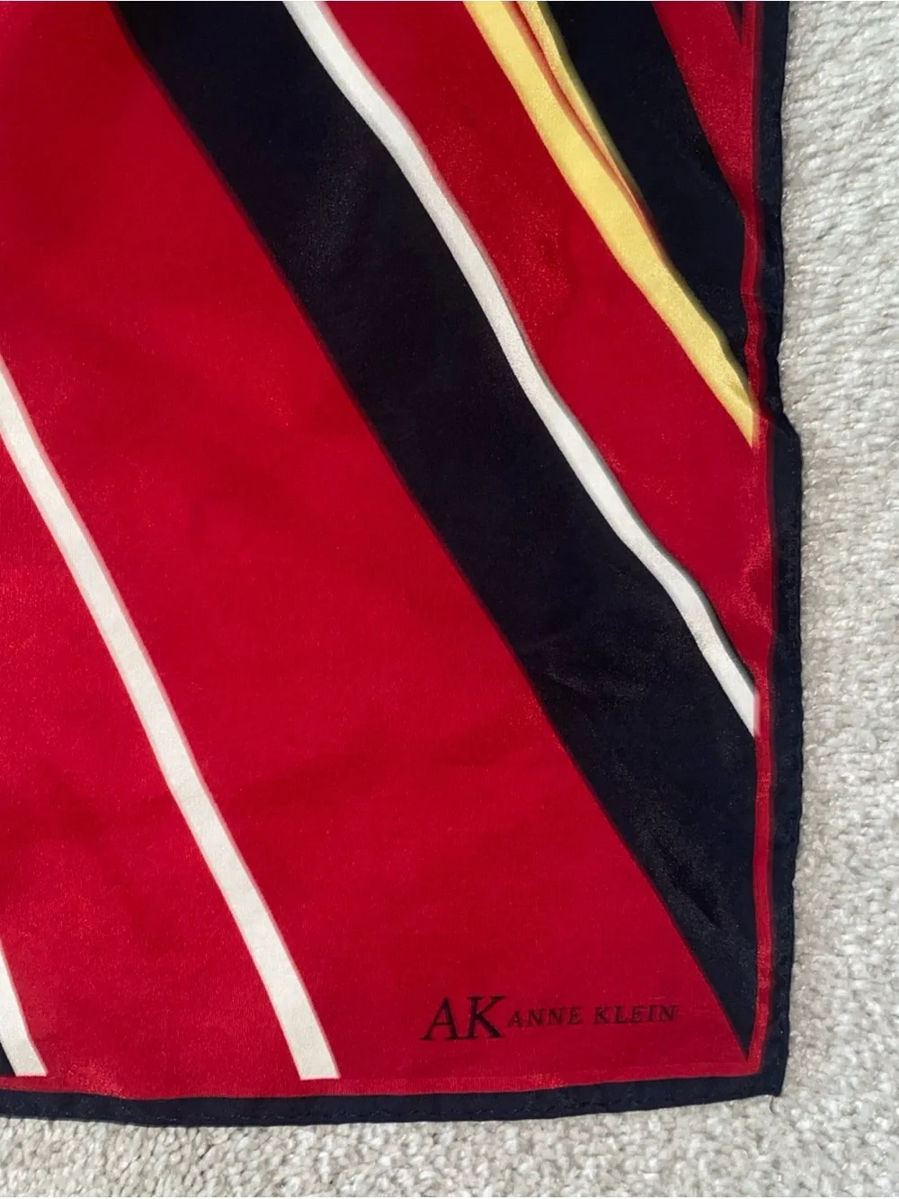 Anne Klein VTG Silk Scarf Multiple Colors